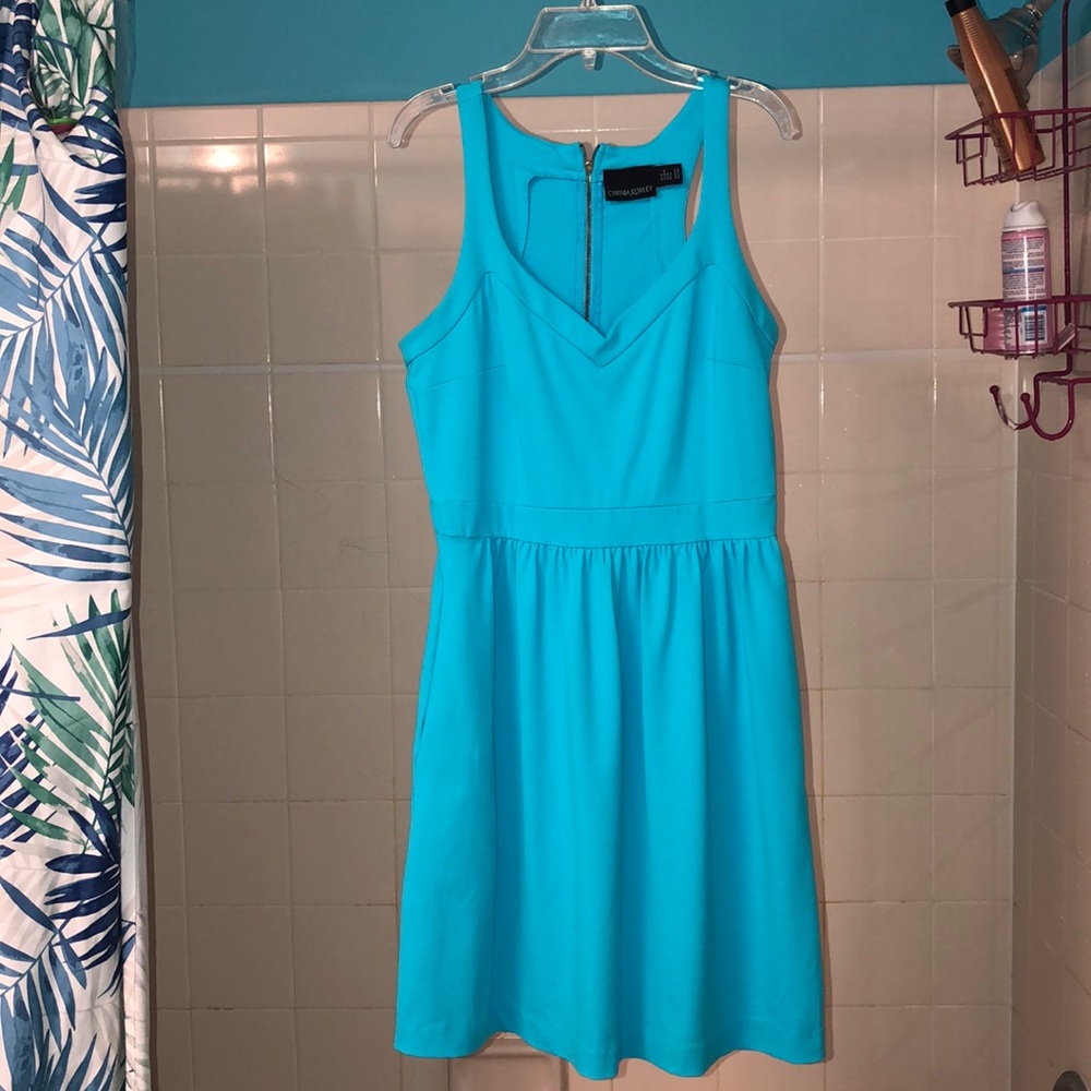 Aqua dress!